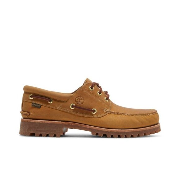 Timberland x Aime Leon Dore 3-Eye Lug Boat Shoes in Wheat - Picture 2 of 9